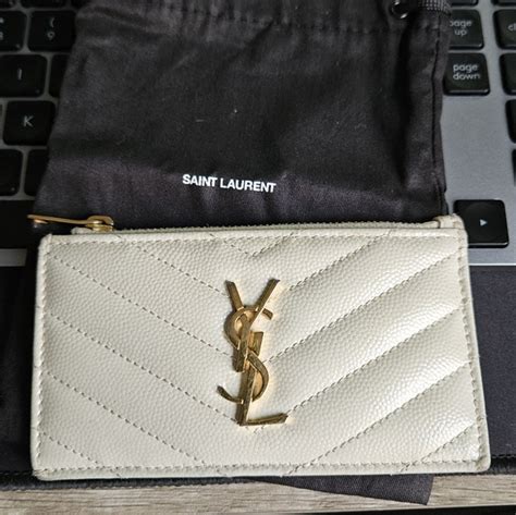 ysl fragments wallet|st laurent wallet.